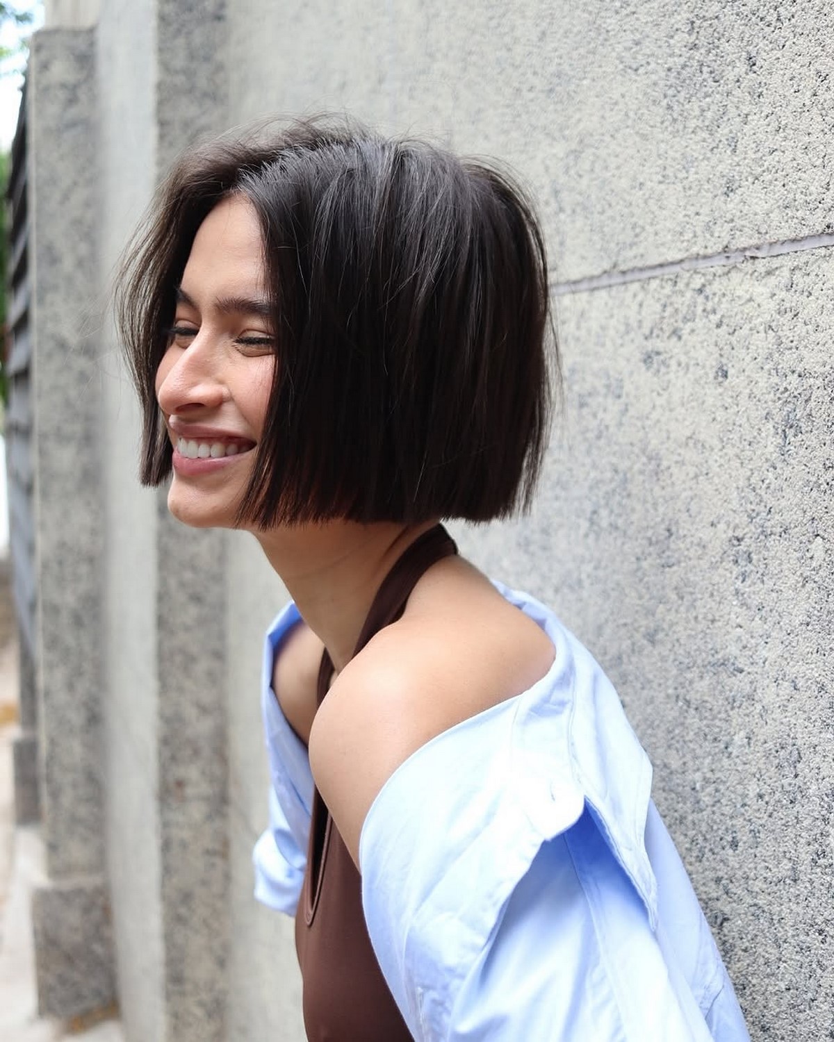 Эта длина волос выглядит аккуратнее — хотя кажется обычной