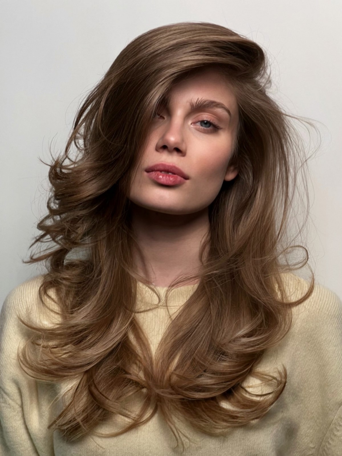 Эта длина волос выглядит аккуратнее — хотя кажется обычной