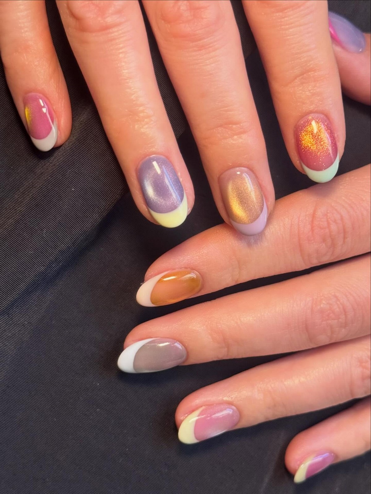 Маникюр с мягким блеском: альтернатива глянцу