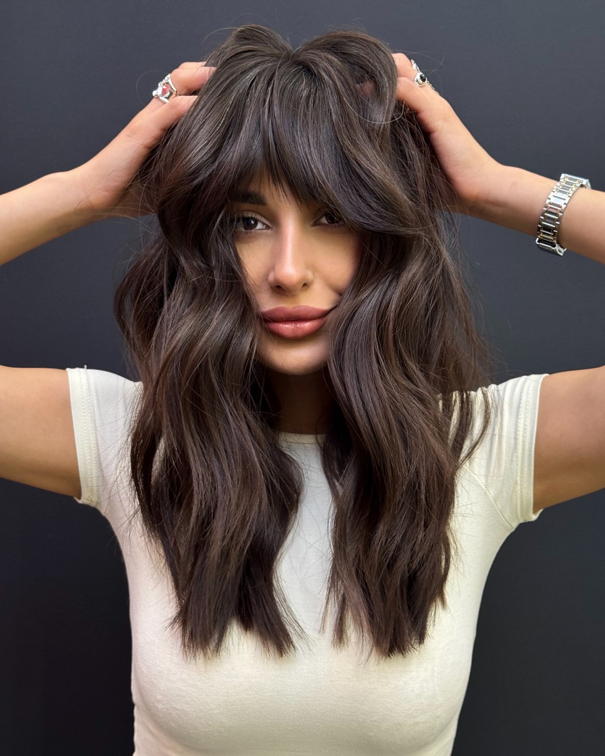 Эта длина волос выглядит аккуратнее — хотя кажется обычной