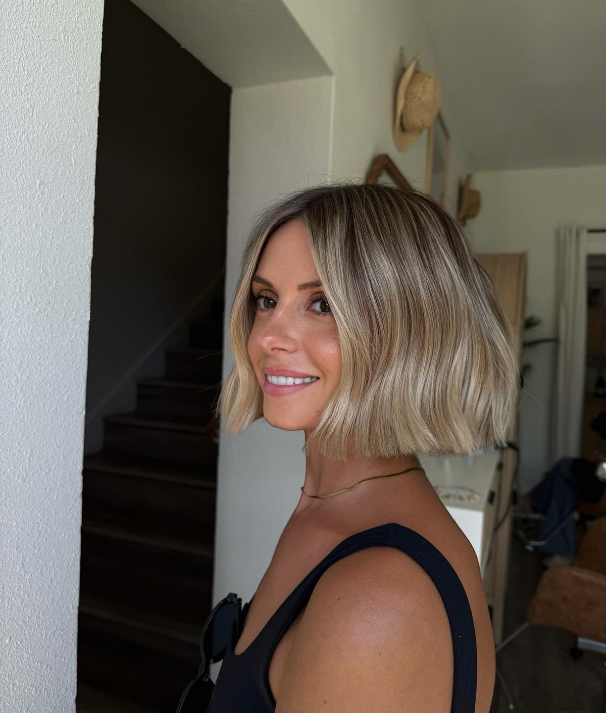 Эта длина волос выглядит аккуратнее — хотя кажется обычной